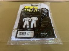 8 X BRAND NEW DICKIES REDHAWK WHITE COVERALLS (SIZES MAY VARY) R15 P