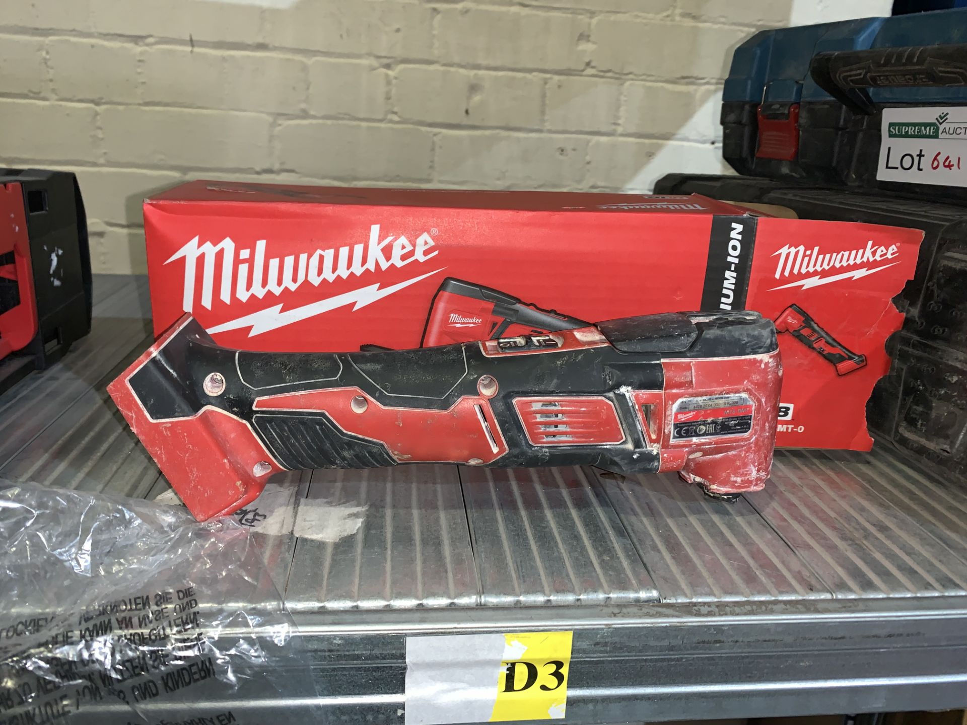 MILWAUKEE M18 BMT-0 18V LI-ION CORDLESS MULTI-TOOL - BARE UNCHECKED/UNTESTED - BW