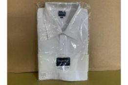 30 X BRAND NEW WHITE SHIRTS IN VARIOUS SIZES R15