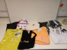 10 x ITEMS OF NEW MIXED CLOTHING FROM BRANDS SUCH AS REGATTA, CAMPRI, LA GEAR, LONSDALE ETC RRP £