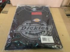 15 X BRAND NEW DICKIES ATWOOD LONG SLEEVED T SHIRTS BLACK SIZE MEDIUM RRP £30 EACH