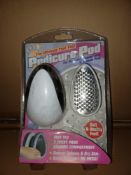 48 X BRAND NEW PEDICURE PODS THE ULTIMATE FOOT FILE INCLUDES FOOT FILE, 2 X EMERY PADS, SHAVING