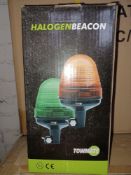 20 X BRAND NEW HALOGEN BEACONS SINGLE BOLT ROTATING GREEN - U2