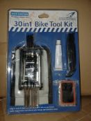 30 X BRAND NEW MULTI FUNCTION 30 IN 1 BIKE TOOL KITS R19