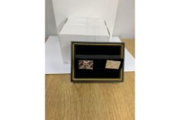 BRAND NEW ALFRED DUNHILL Gt Cufflinks, SILVER (962) RRP £270 - 2