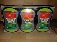 144 X BRAND NEW CROC SHINE KITS R8