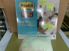 16 X BRAND NEW PREMIER OIL ONLY PILLOWS AND 5 X POST IT SUPER STICKY BIG NOTE PACKS R15