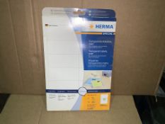 67 X BRAND NEW PACKS OF HERMA LABELS (DESIGNS MAY VARY)