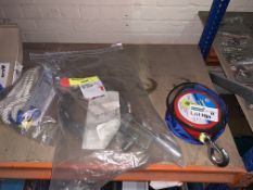 3 PIECE SAFETY LOT INCLUDING MILLER SHOCK ABSORBER, SILVERLINE RECOIL TOWING STRAP AND MILLER
