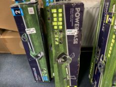 2 X POWERBASE GRASS TRIMERS 1 CORDLESS (UNCHECKED, UNTESTED) EBR