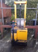 WITHDRAWN UNTIL FURTHER NOTICE VHB ELECTRIC STACKER TRUCK WITH CHARGER ( COLLECTION STOCKPORT )