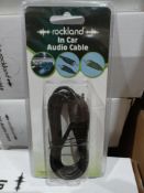 120 X BRAND NEW ROCKLAND IN CAR AUDIO CABLES R18