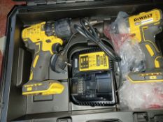 DEWALT DCK2060M2T-SFGB 18V 4.0AH LI-ION XR BRUSHLESS CORDLESS TWIN PACK COMES WITH CHARGER AND CARRY