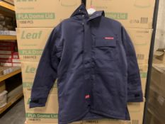 3 X BRAND NEW DICKIES 10OZ INSULATED PARKA JACKETS NAVY SIZE SMALL RRP £190 EACH S1