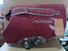 2 X BRAND NEW THINK PET RED LIFE JACKETS SIZE 2XL R18