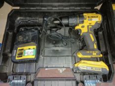 DEWALT DCD778M2T-SFGB 18V 4.0AH LI-ION XR BRUSHLESS CORDLESS COMBI DRILL COMES WITH 1 BATTERY,