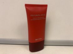 60 X BRAND NEW PRISMOLOGIE 40ML RUBY AND CEDARWOOD INVIGORATING BODY SCRUB RRP £14.95 EACH