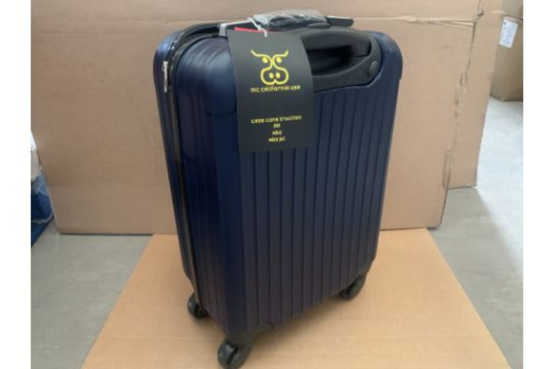 3 X BRAND NEW CABIN LUGGAGE BAGS (COLOURS MAY VARY) S1 - Image 2 of 3