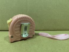 72 X BRAND NEW PINK TAPE MEASURES IN 2 BOXES R9