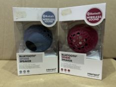 7 X BRAND NEW ITEMPO BLUETOOTH SPHERE SPEAKERS IN VARIOUS COLOURS BW