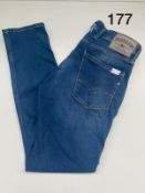 REPLAY ANBASS JEANS SIZE 32/32 RRP £120 177