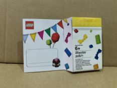 50 X BRAND NEW LEGO 20 PIECE BUILDING TOY GIFT CARDS BW