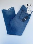 LADIES RAG AND BONE HIGH RISE ANKLE FLARE JEANS 30/32 RRP £200 188