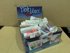 168 X BRAND NEW DOH VINCI ASSORTED REFILLS IN DISPLAY BOX R9