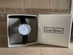 8 X BRAND NEW LUKE HENRY WATCHES ASSORTED STYLES RRP £100-140 EACH