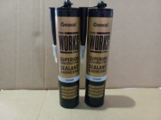 36 X BRAND NEW GEOCELL THE WORKS PRO SEALANT AND ADHESIVE 290ML EXP SEP 21 R18