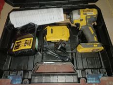 DEWALT DCF787D2T-SFGB 18V 2.0AH LI-ION XR BRUSHLESS CORDLESS IMPACT DRIVER COMES WITH 1 BATTERY,