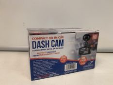 5 X NEW BOXED FALCON COMPACT HD IN-CAR DASH CAMS. (ROW10) CAPTURE EVERY DETAIL ON THE ROAD. MOTION