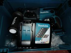 MAKITA DHR202RT1J 3.2KG 18V 5.0AH LI-ION LXT CORDLESS SDS ROTARY HAMMER DRILL COMES WITH CHARGER AND