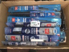 53 X BRAND NEW ASSORTED WIPER BLADES IN VARIOUS SIZES R15