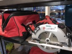 MILWAUKEE CORDLESS BRUSHLESS CIRCULAR SAW COMES WITH BATTERY, CHARGER AND CARRY CASE (UNCHECKED,