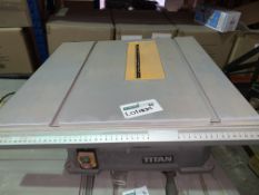 TITAN TABLE SAW (UNCHECKED, UNTESTED) INSL