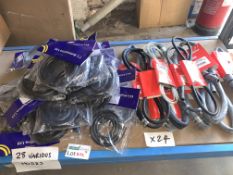 28 X BRAND NEW ASSORTED HOSES IN VARIOUS STYLES AND SIZES S1