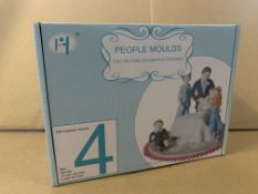 29 X BRAND NEW 24 PIECE PEOPLE MOULD SETS S1