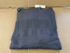 17 X BRAND NEW RISK COUTURE CHARCOAL OVERSIZED HOODIES SIZES SMALL AND MEDIUM S1