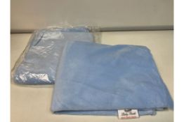 20 X BRAND NEW BABY PEARL BLUE BABY BLANKET 98X70XM S1 RRP £11