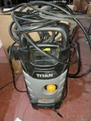 TITAN TTB1800PRW 140BAR ELECTRIC HIGH PRESSURE WASHER 1.8KW 230V (UNCHECKED, UNTESTED) PCK