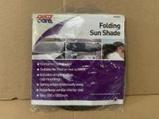 96 X BRAND NEW AUTOCARE FOLDING SUN SHADES S1