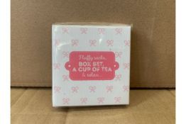 72 X BRAND NEW FLUFFY SOCKS BOX SET A CUP OF TEA SET OF 6 SCENTED TEA LIGHTS