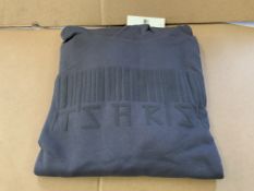 13 X BRAND NEW RISK COUTURE CHARCOAL OVERSIZED HOODIES SIZE XS S1