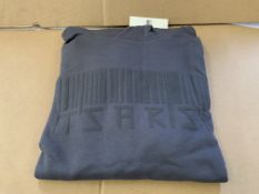 10 X BRAND NEW RISK COUTURE CHARCOAL OVERSIZED HOODIES SIZE MEDIUM S1