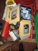 APPROX 40 X CAR MIXED LOT INCLUDING AA HEAVY DUTY BOOSTER CABLES, MAGNETIC FROST PROTECTOR ETC R18