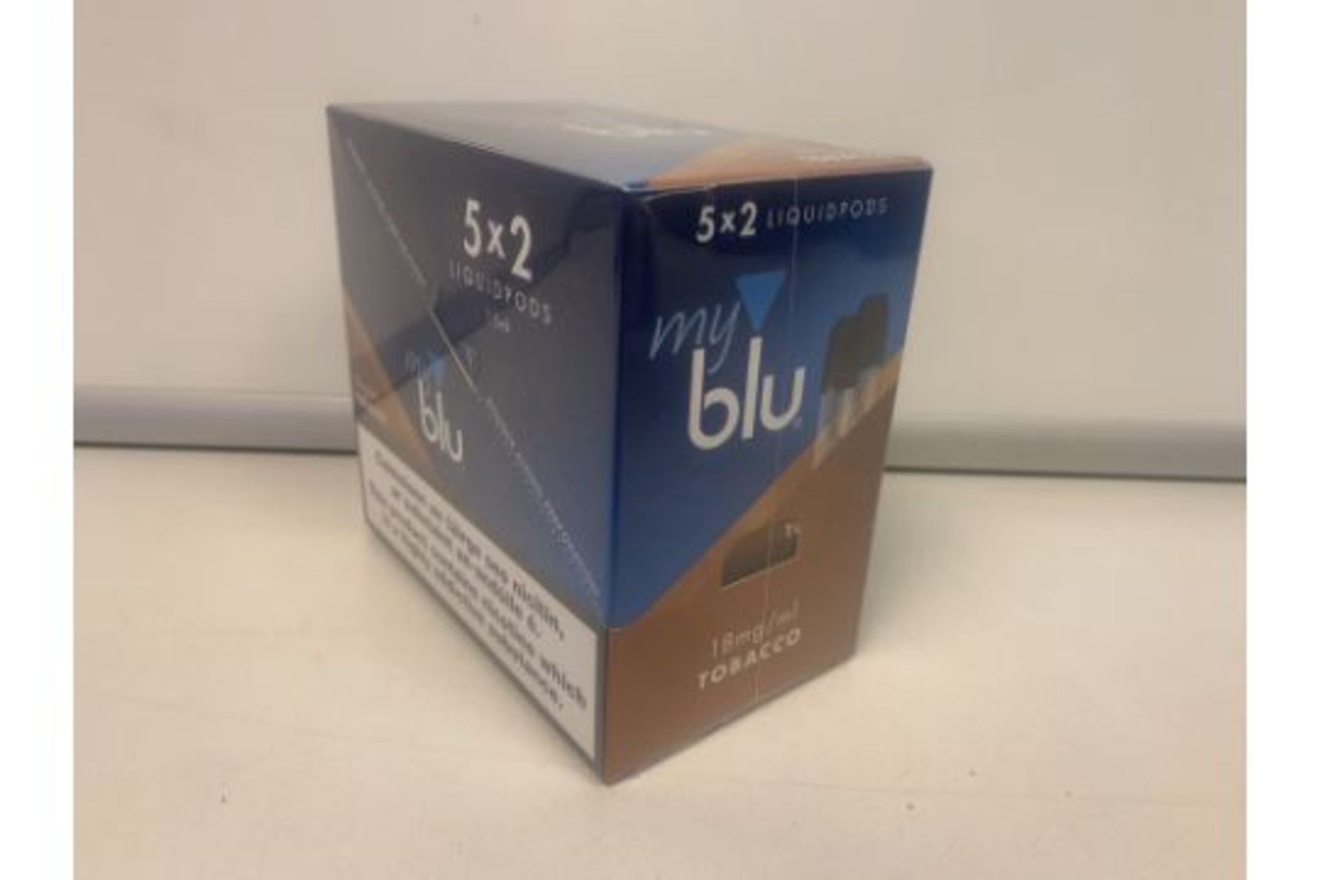 60 X NEW BOXED PACKS OF 2 MY BLU 1.5ML LIQUIDPODS 0MG/ML TOBACCO ROASTED BLEND (ROW1)