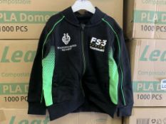 (NO VAT) 25 X BRAND NEW OFFICIAL KAWASAKI RACE TEAM BABY JACKETS SIZE 12-18 MONTHS S2