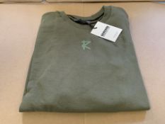 11 X BRAND NEW RISK COUTURE OLIVE TRACK SUIT TOPS SIZE SMALL S1