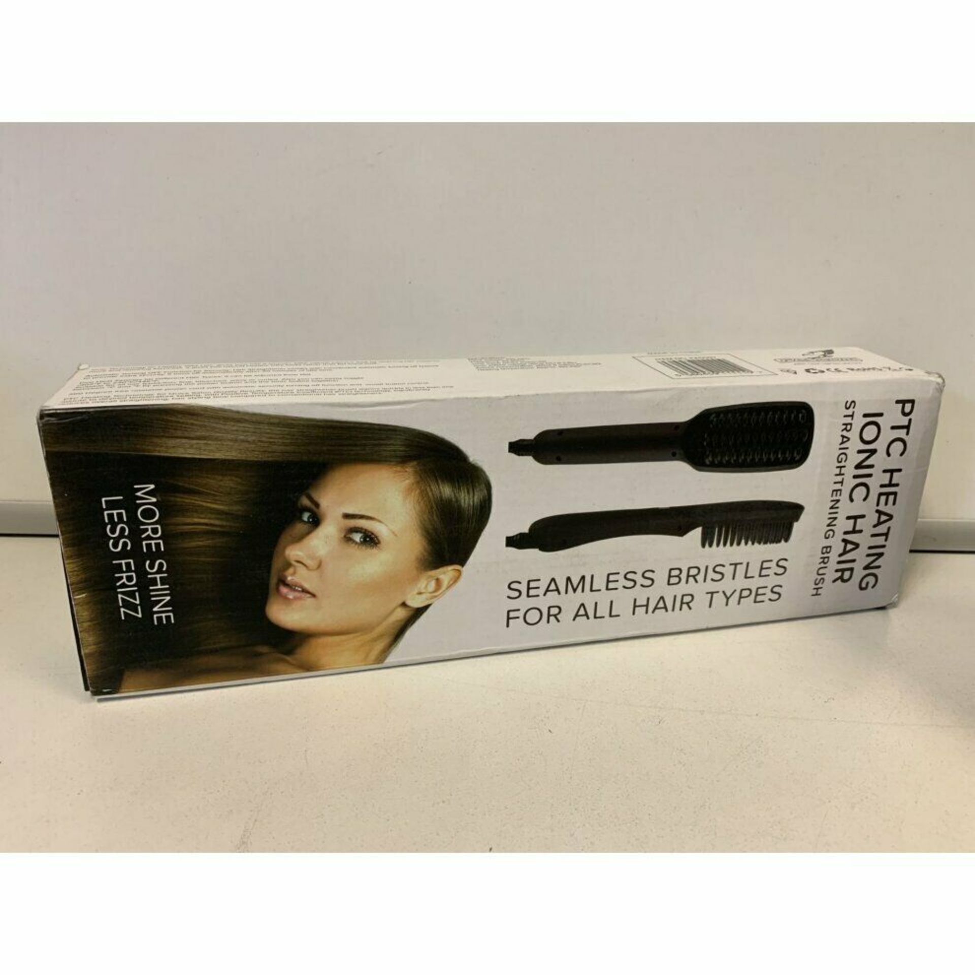 10 X NEW BOXED FALCON PTC HEATING IONIC HAIR STRAIGHTENING BRUSHES. RRP £30 EACH (ROW10/11)